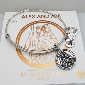 NWT Alex and Ani St Christopher bangle